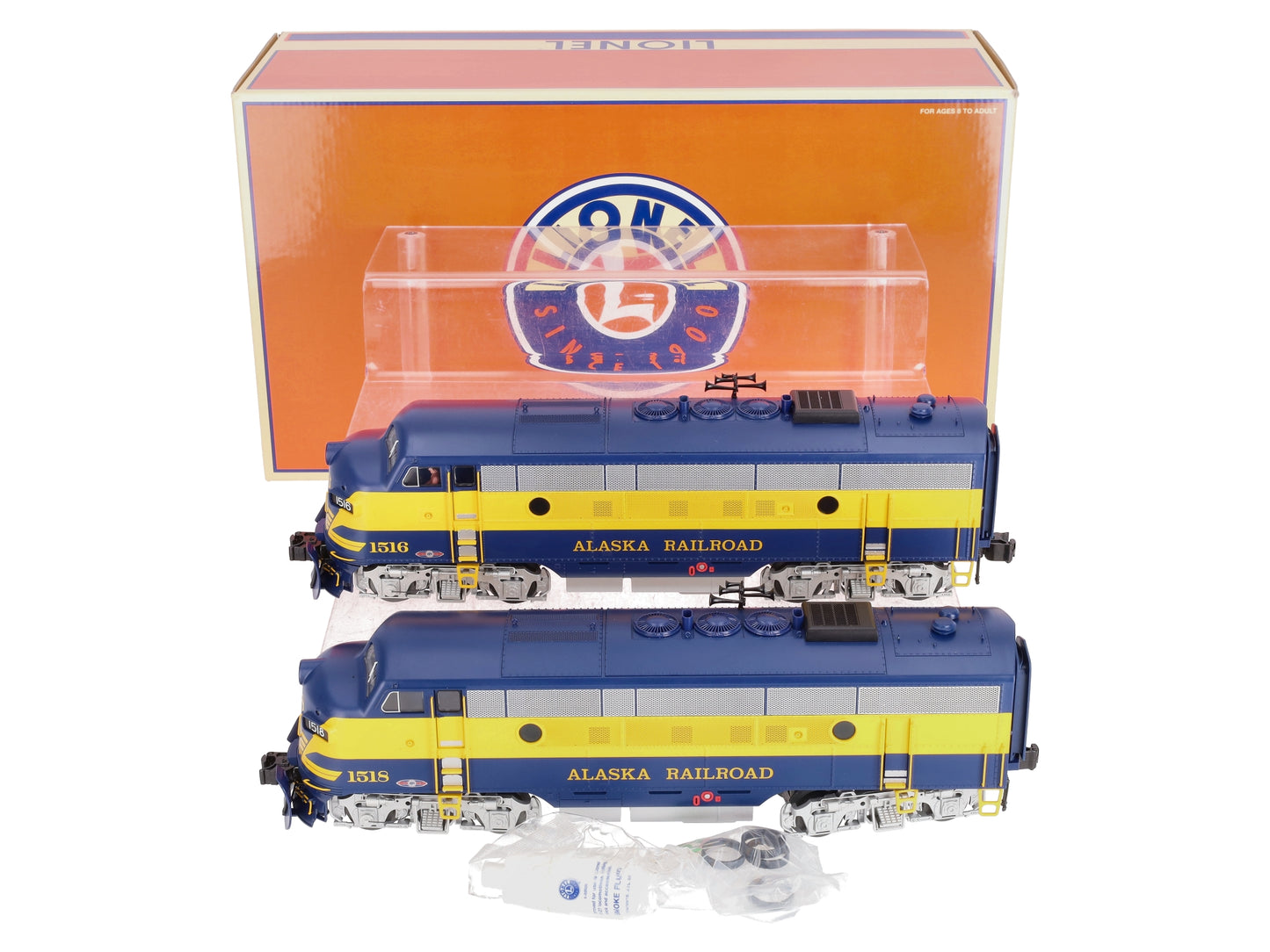 Lionel 6-24520 O Gauge Alaska F3 AA Diesel Locomotive w/TMCC #1516/1518 LN/Box