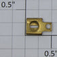American Flyer PA10754 S-Scale Brass Motor Brush Cap with Wire Lug