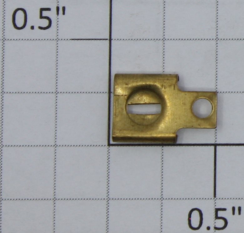 American Flyer PA10754 S-Scale Brass Motor Brush Cap with Wire Lug