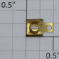American Flyer PA10754 S-Scale Brass Motor Brush Cap with Wire Lug