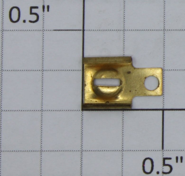 American Flyer PA10754 S-Scale Brass Motor Brush Cap with Wire Lug
