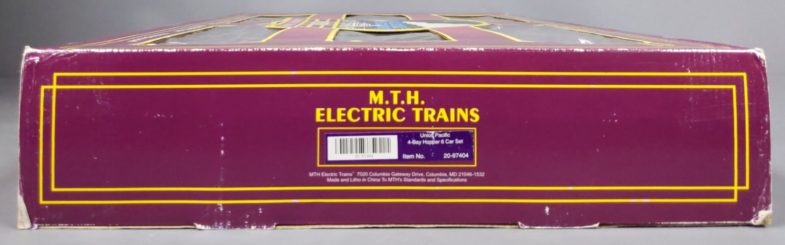 MTH 20-97404 O Union Pacific Premier 4-Bay Hopper Car Set (Set of 6) LN/Box