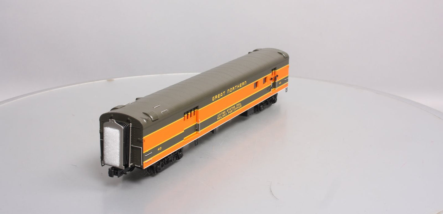 MTH 20-68158 O Gauge Great Northern 70' Streamlined RPO Passenger Car #40