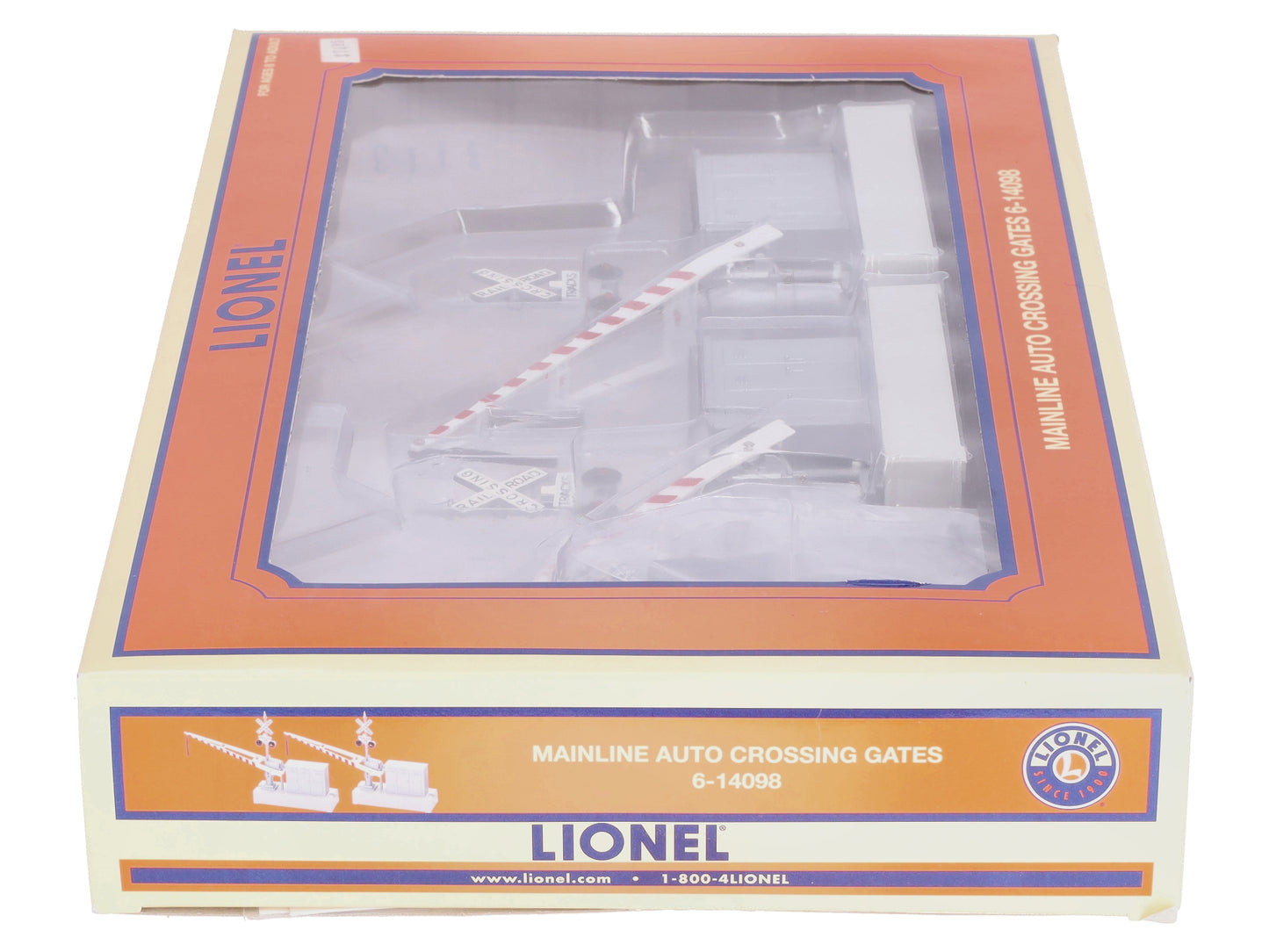 Lionel 6-14098 O Mainline Automatic Crossing Gates (Pair of 2) NIB