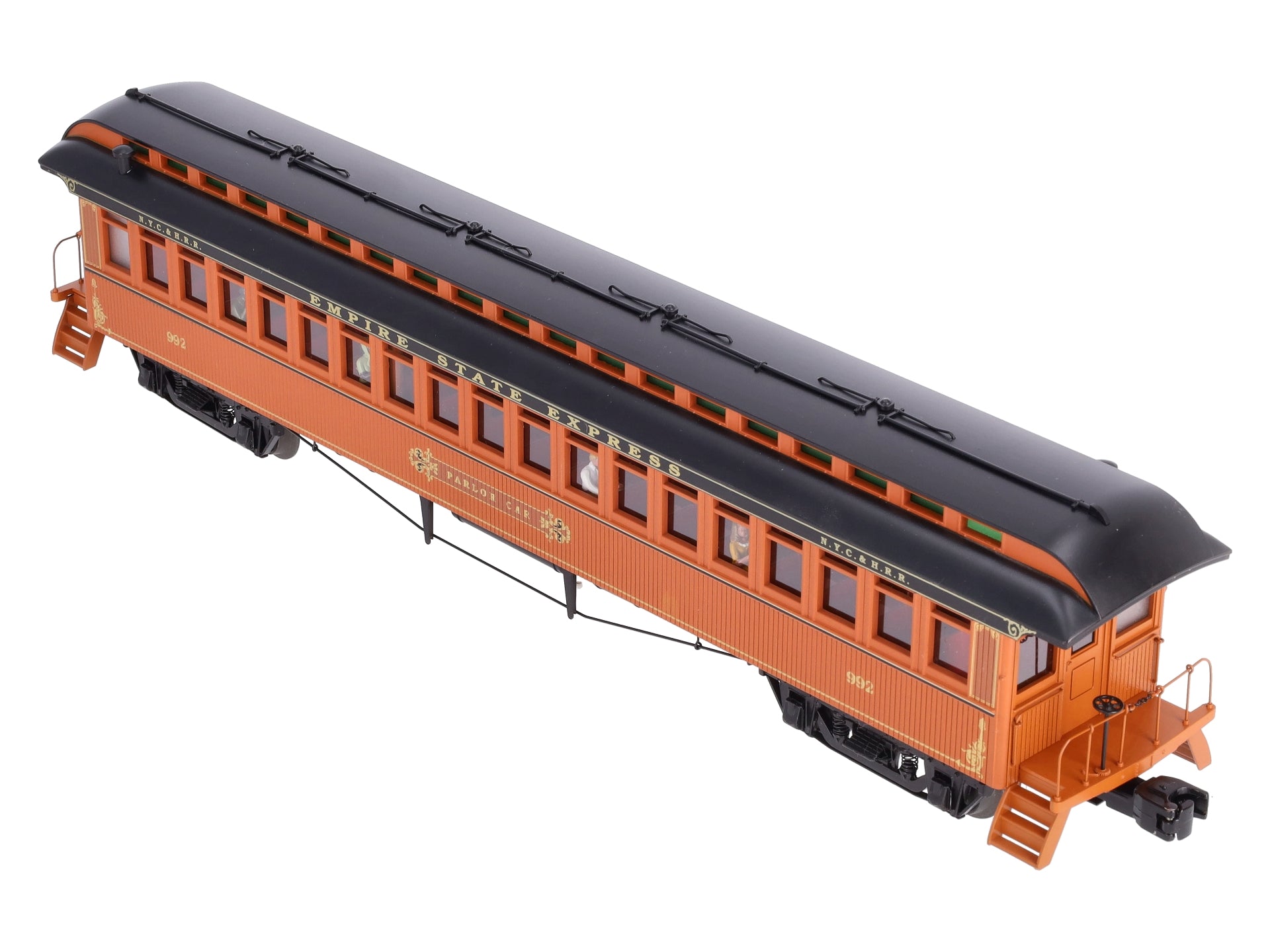 MTH 20-62002 O New York Central 64' Woodsided Coach Car #992 NIB