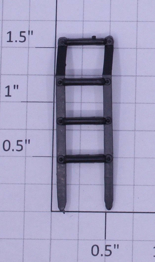 K-Line K726F Black Plastic 4-Rung Tank Car Ladder