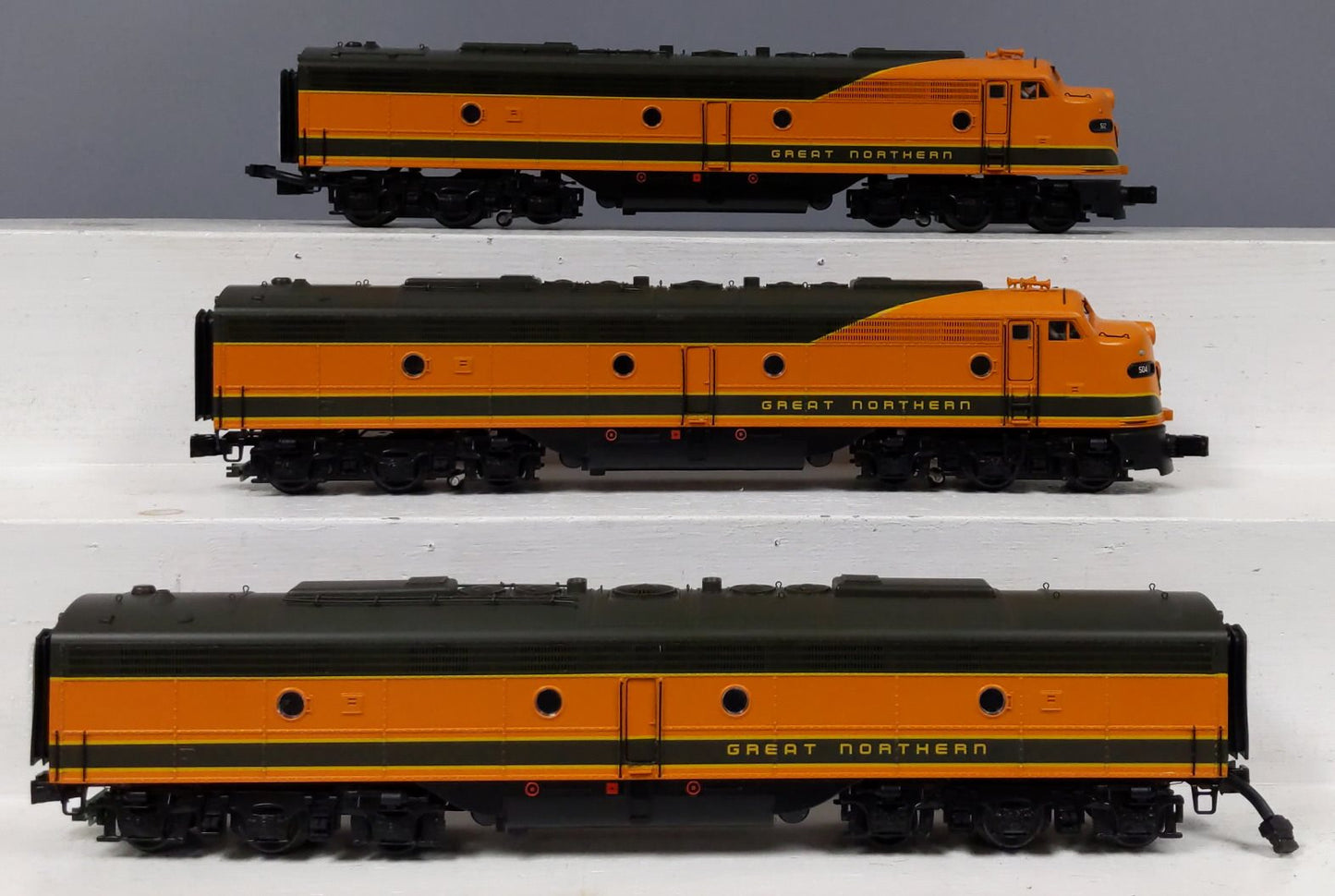 MTH 20-20354-1 O Gauge GN E-8 ABA Diesel Engine Set w/PS 3.0 #504/512/504B