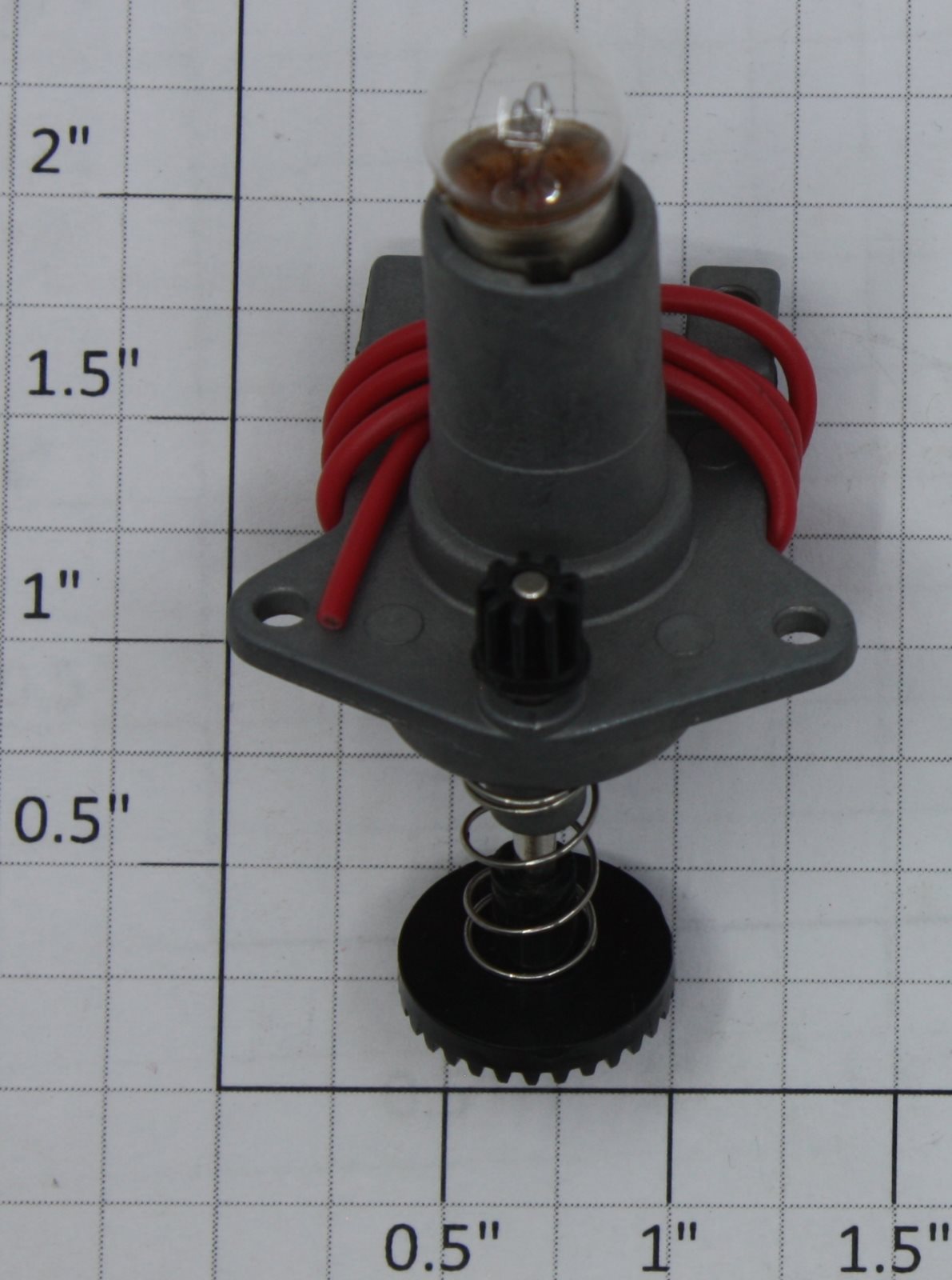 K-Line K7200-E001X Rotating Lamp Socket Base and Gear Assembly w/o Bezel