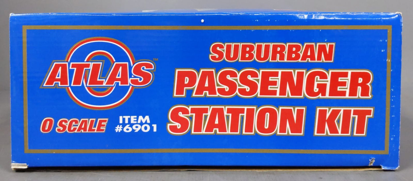 Atlas 6901 O Scale Suburban Passenger Station Building Kit LN/Box