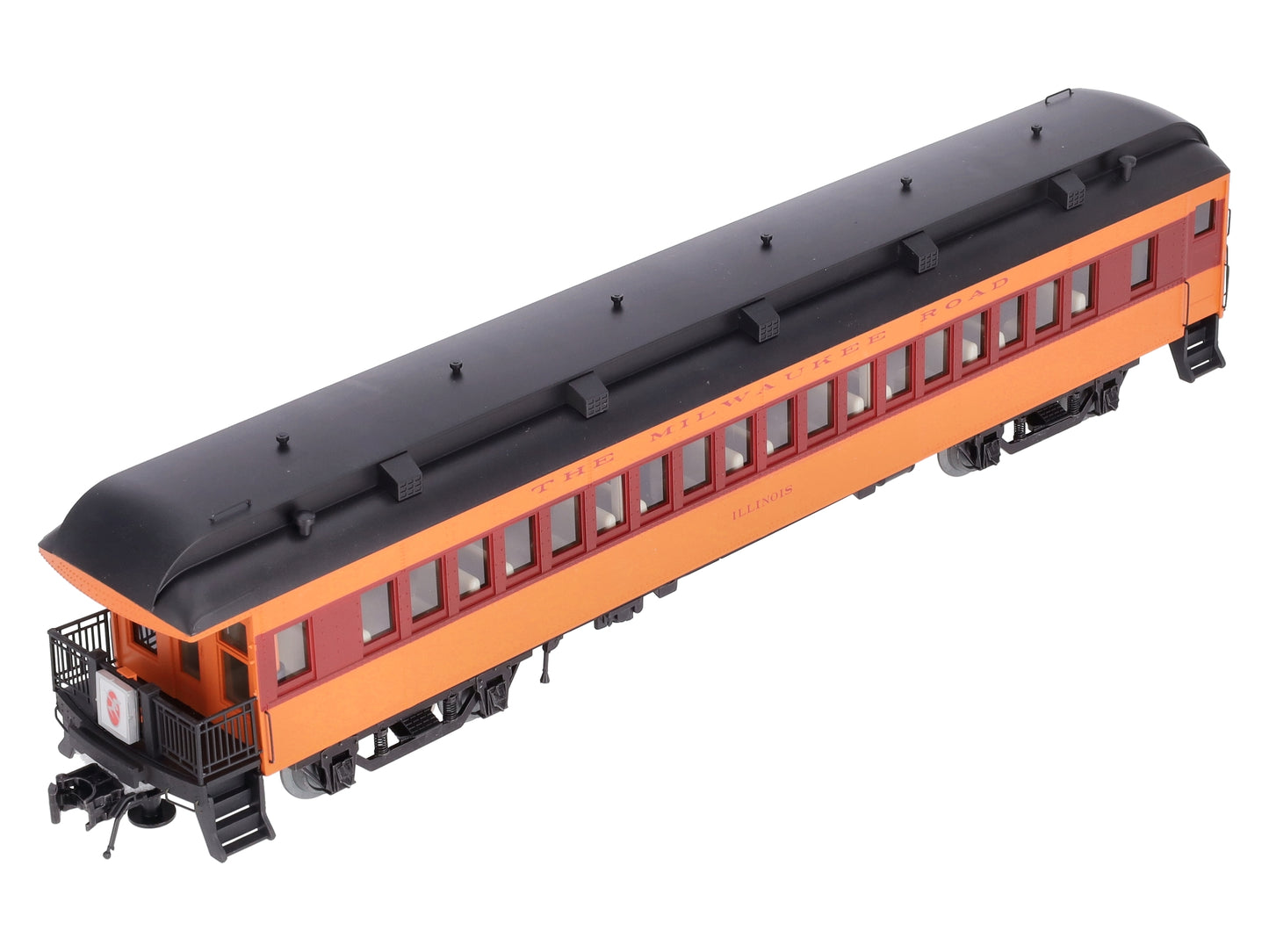Atlas 2002713 O Milwaukee Road 3 Rail Trainman® 60' Observation Car
