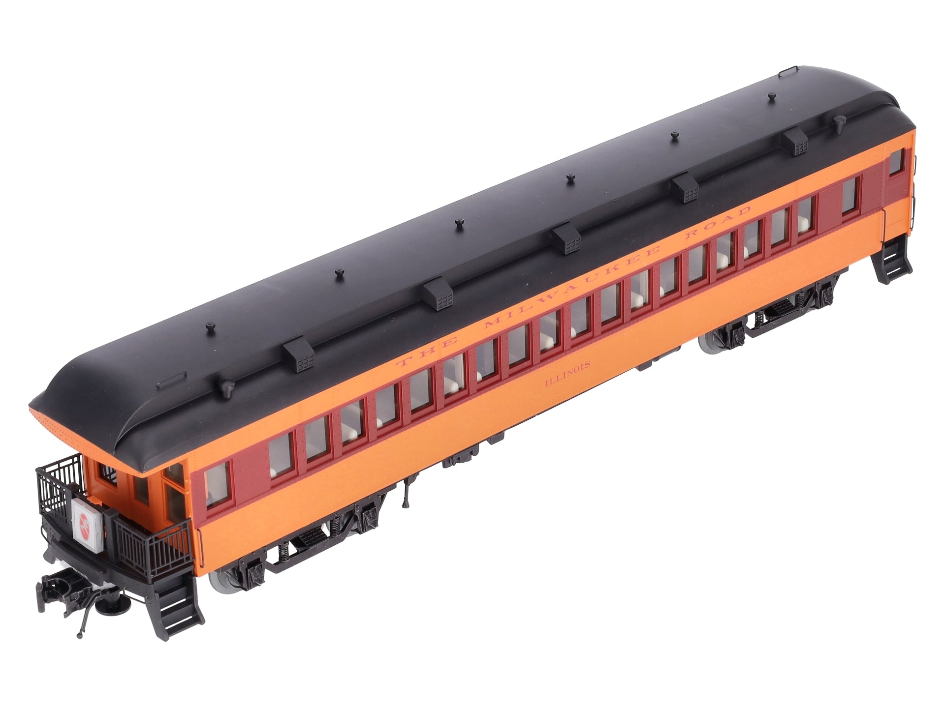 Atlas 2002713 O Milwaukee Road 3 Rail Trainman® 60' Observation Car