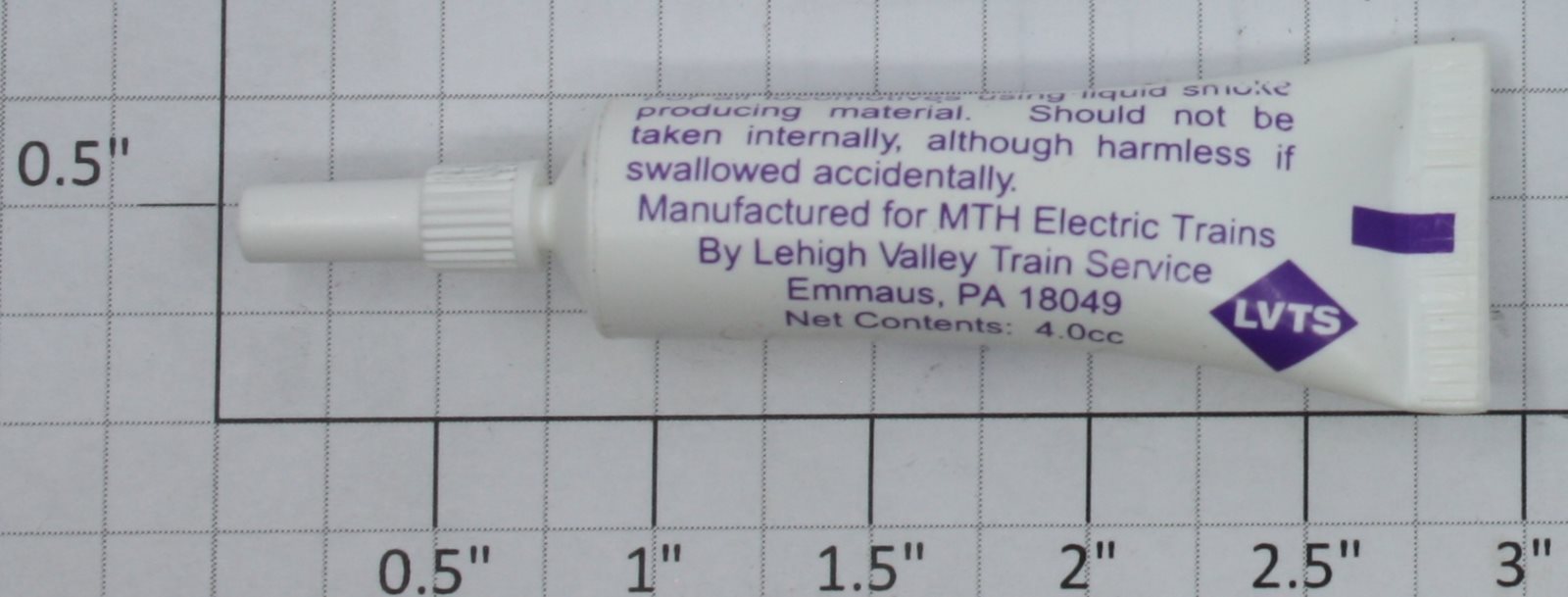 MTH 60-100 4.0 cc Live Steam Non-Toxic Smoke Fluid Pipette