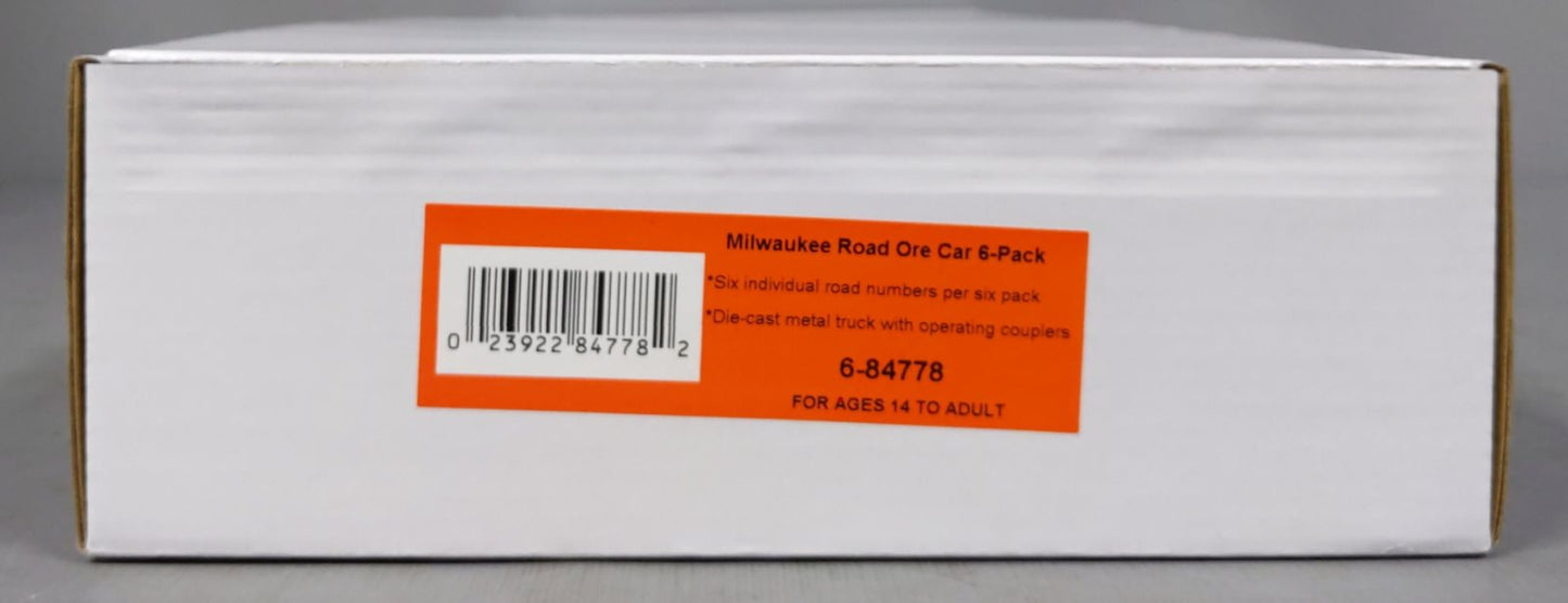 Lionel 6-84778 O Miwlaukee Railroad Ore Car Pack (6)