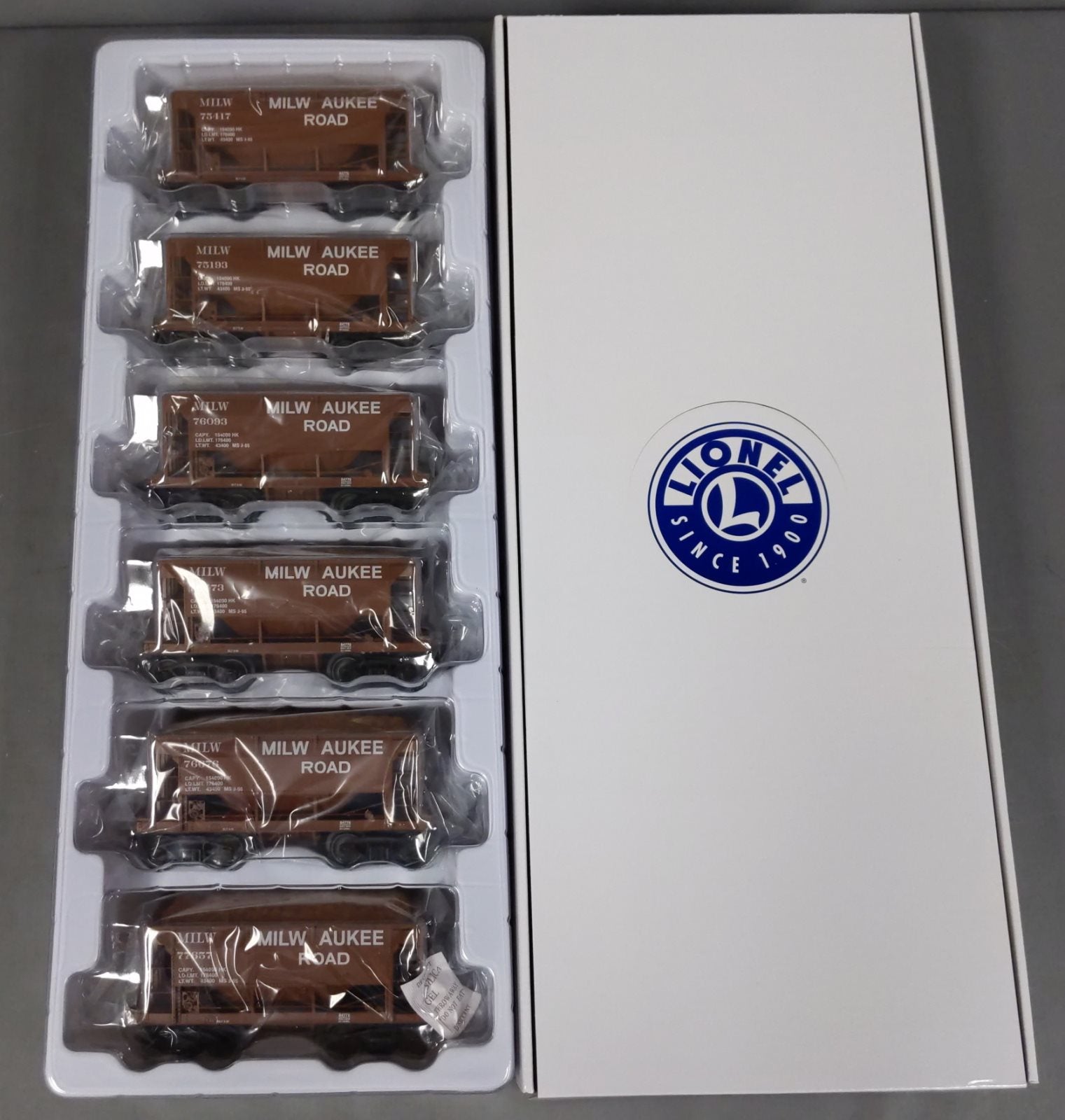 Lionel 6-84778 O Miwlaukee Railroad Ore Car Pack (6)