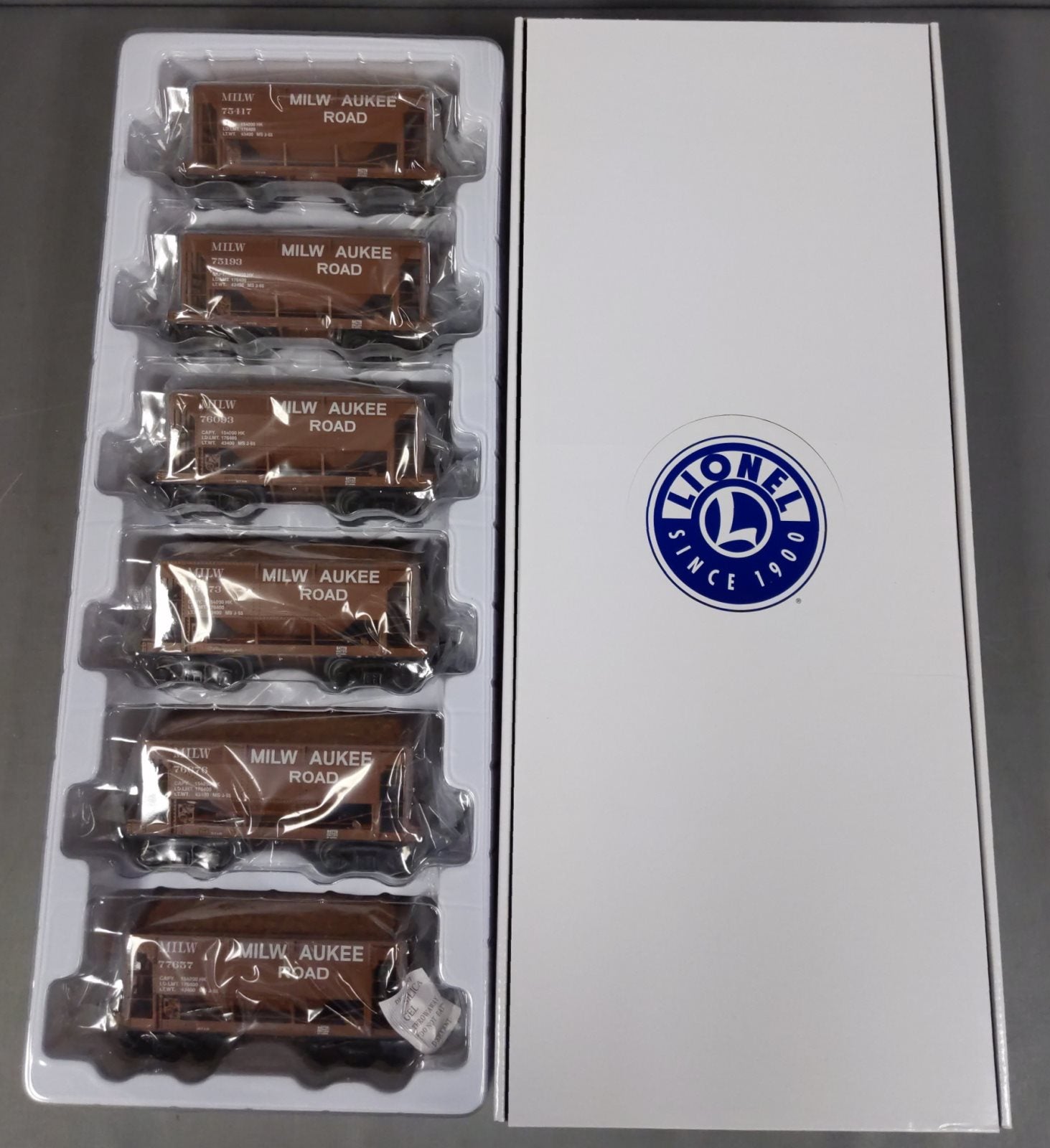Lionel 6-84778 O Miwlaukee Railroad Ore Car Pack (6)