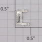 K-Line K819110-04-05 Chrome Semi Truck Mirror