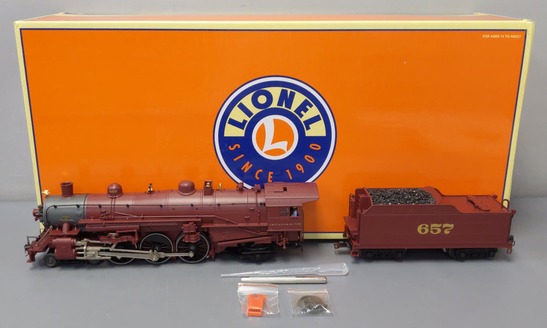 セール❗️￼John Peck / FLYING SAUCER MINI 6`6 Lionel 6-11338 O Alton Limited 4-6-2 Pacific Steam
