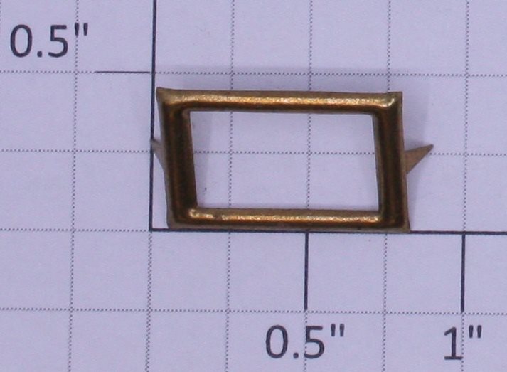Ives 4390-1 Large Brass Single Pane Standard Gauge Window Frame