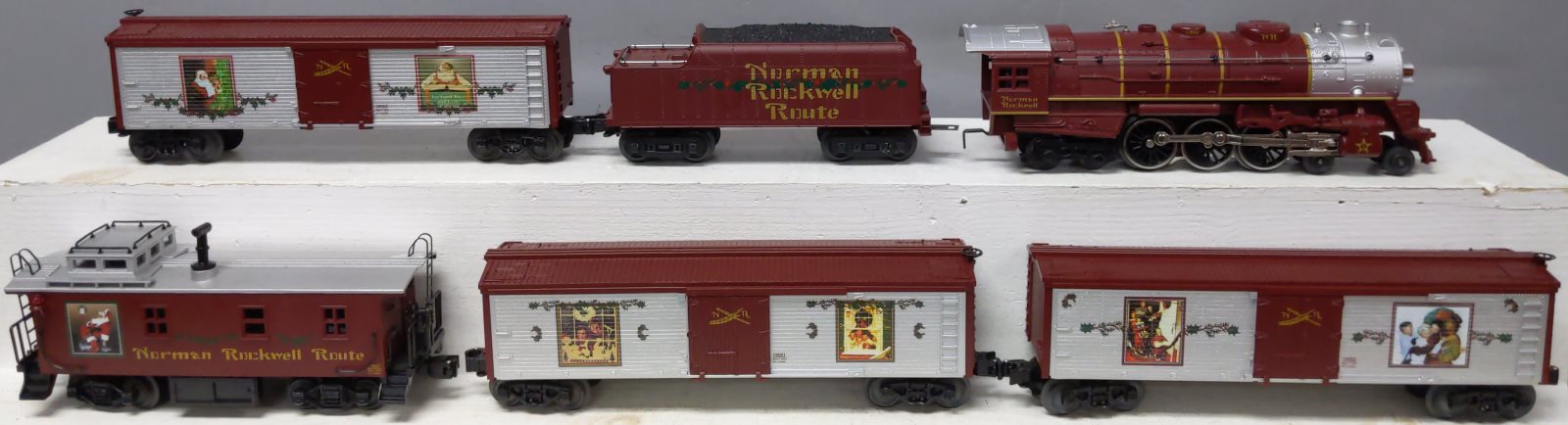 Lionel 6-31942 O Gauge Norman Rockwell Christmas Steam Train Set MT/Box