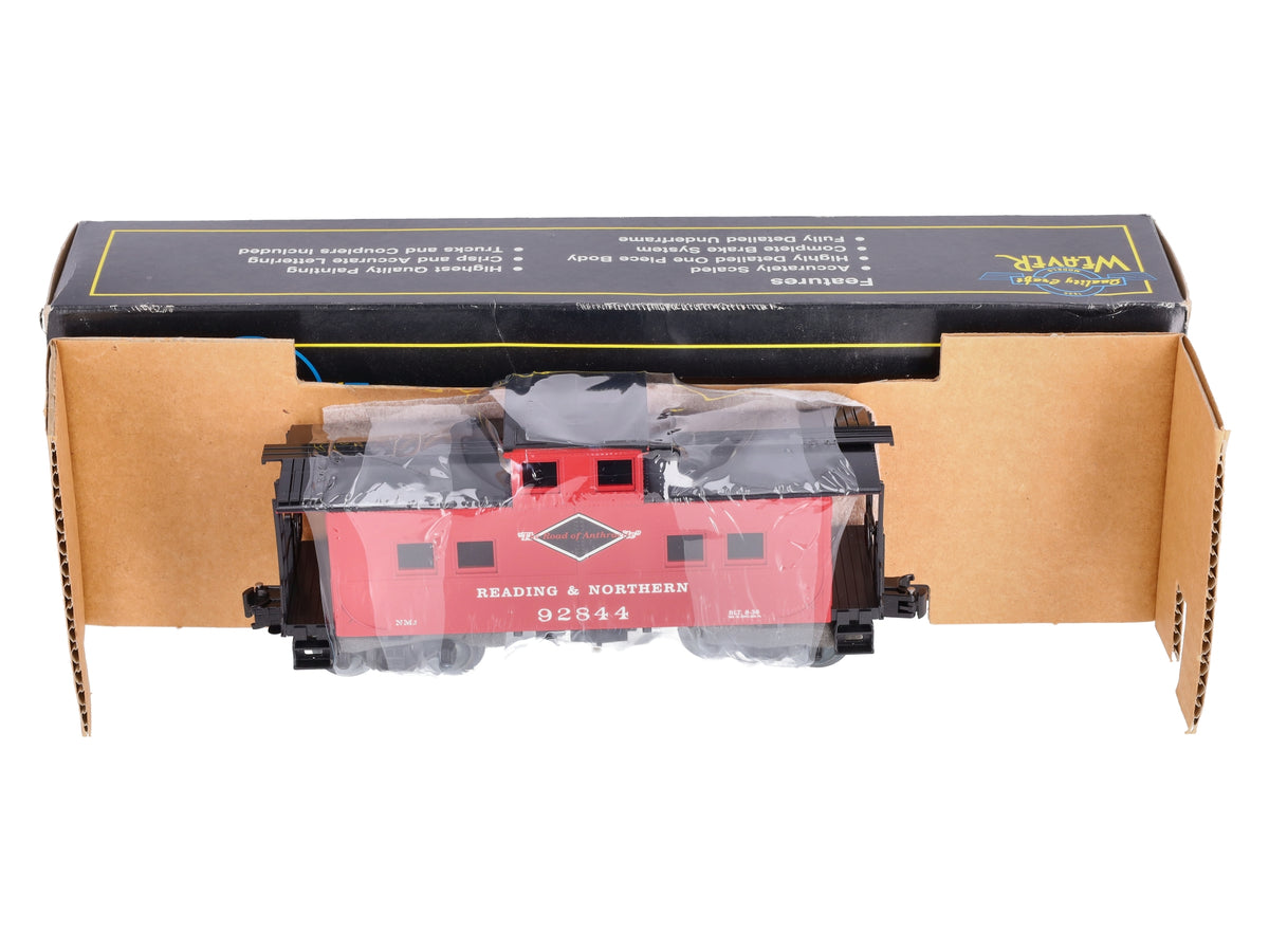 Weaver 92844 O Gauge Reading & Northern Caboose #92844 (3-Rail) LN/Box
