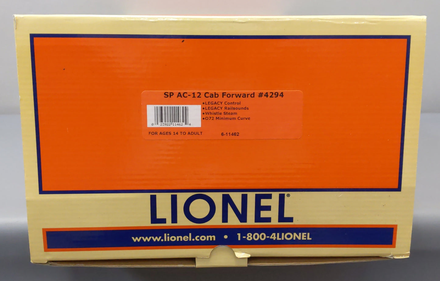 Lionel 6-11462 O SP Legacy Scale AC-12 Cab Forward 4-8-8-2 Steam Locomotive