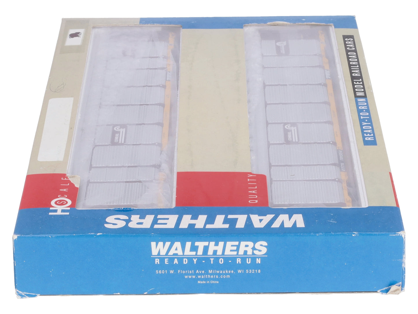 Walthers 932-24857 HO Conrail Thrall 89' Tri-Lvl Auto Carrier (Pack of 2) LN/Box