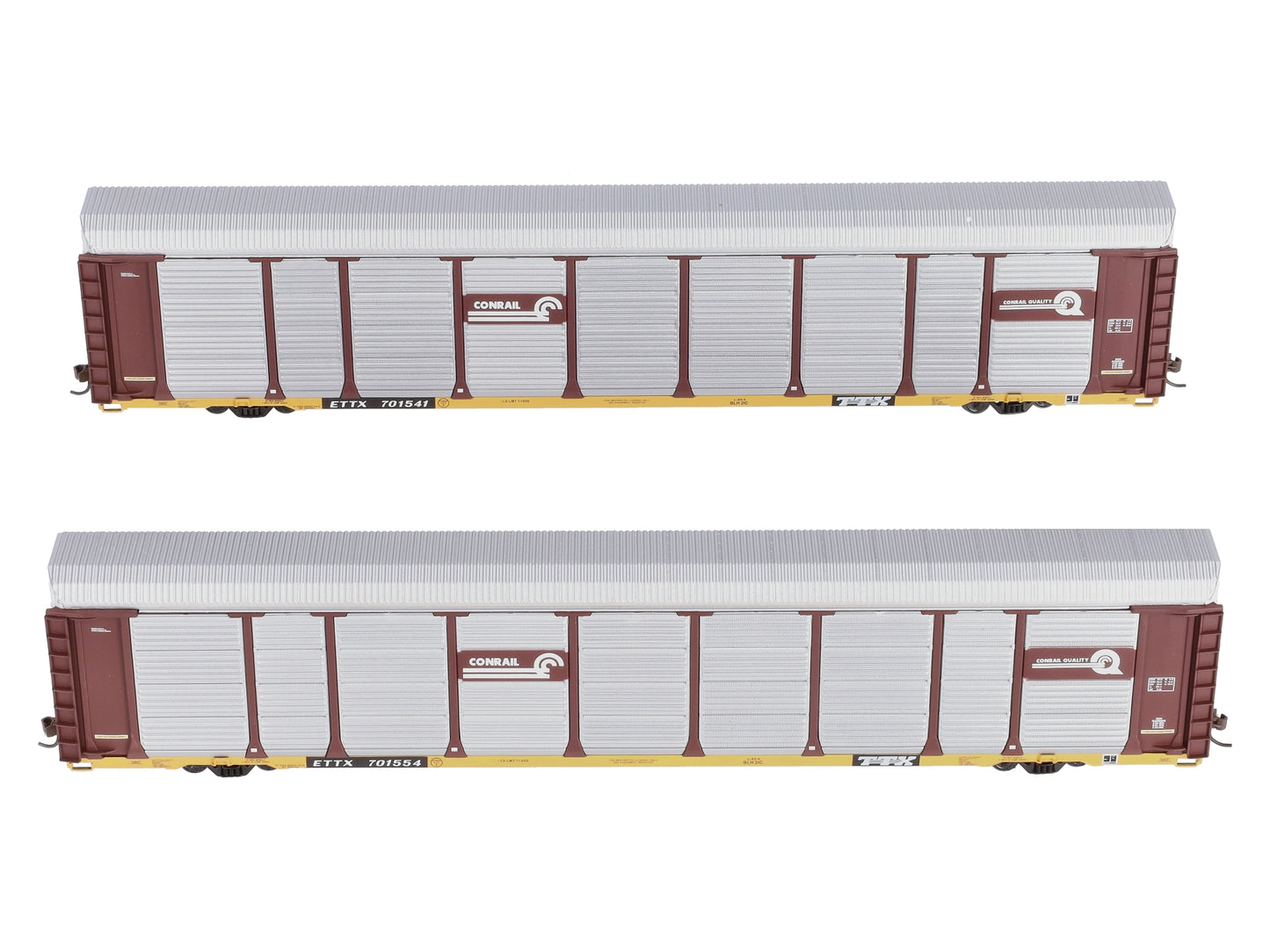 Walthers 932-24857 HO Conrail Thrall 89' Tri-Lvl Auto Carrier (Pack of 2) LN/Box