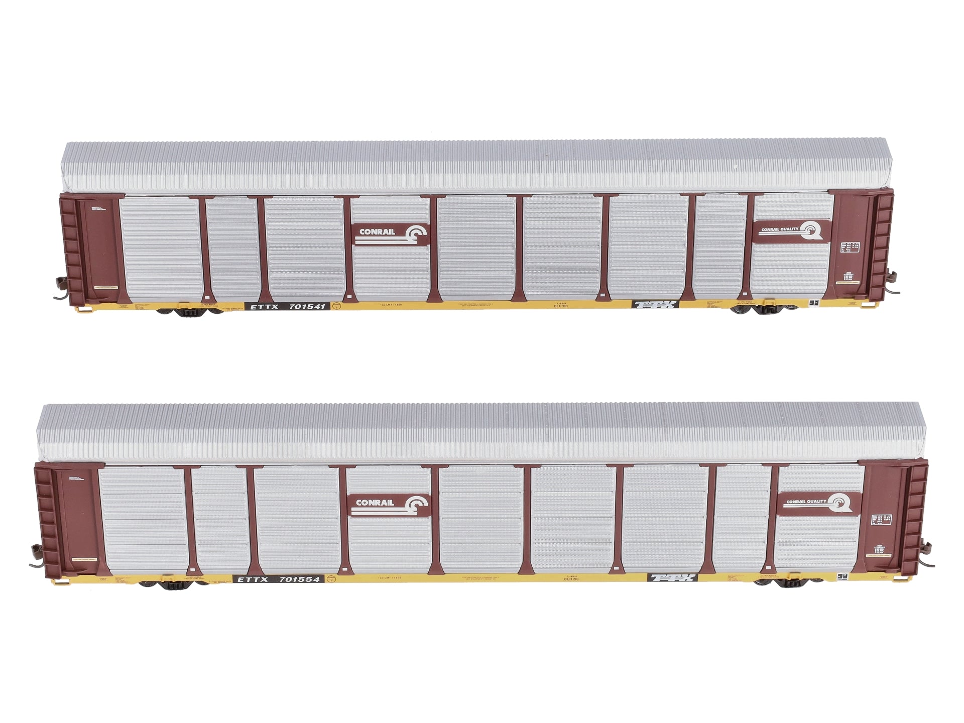 Walthers 932-24857 HO Conrail Thrall 89' Tri-Lvl Auto Carrier (Pack of 2) LN/Box