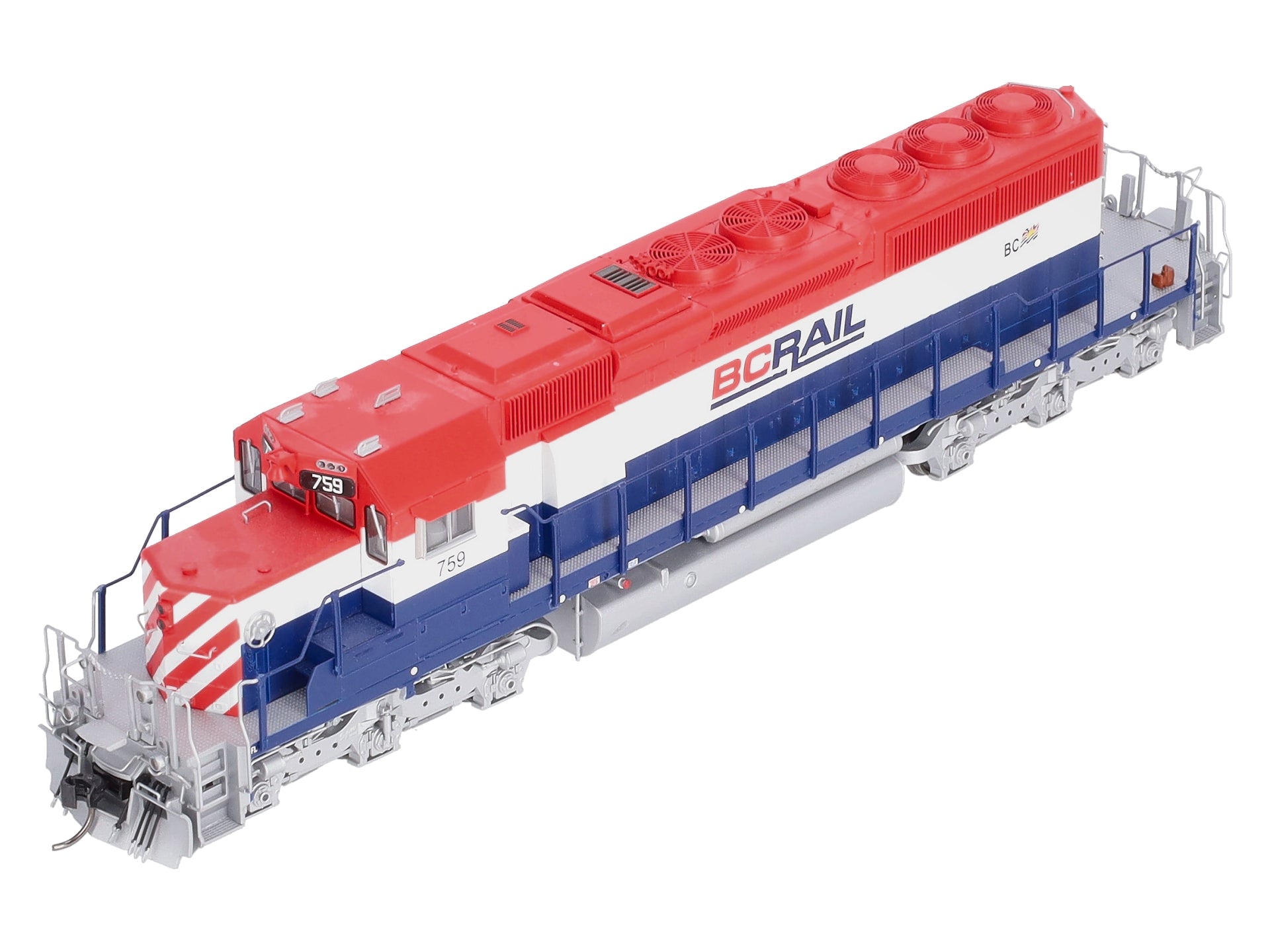 Bowser 24448 HO BC Rail GMD SD40-2 Diesel Locomotive w/DCC & Sound #759