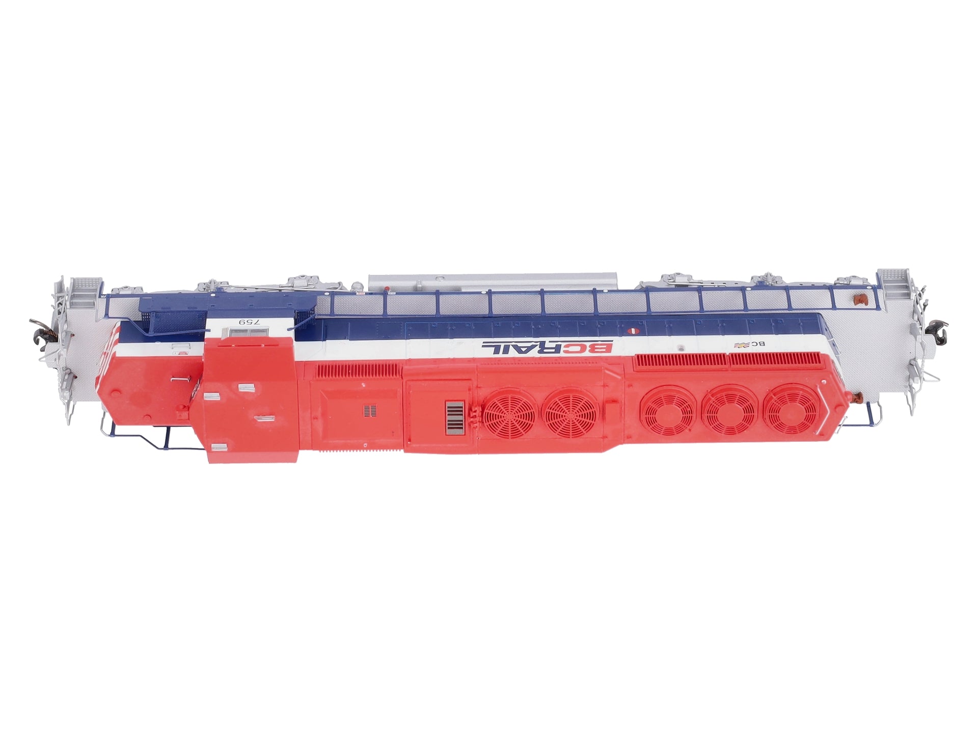 Bowser 24448 HO BC Rail GMD SD40-2 Diesel Locomotive w/DCC & Sound #759