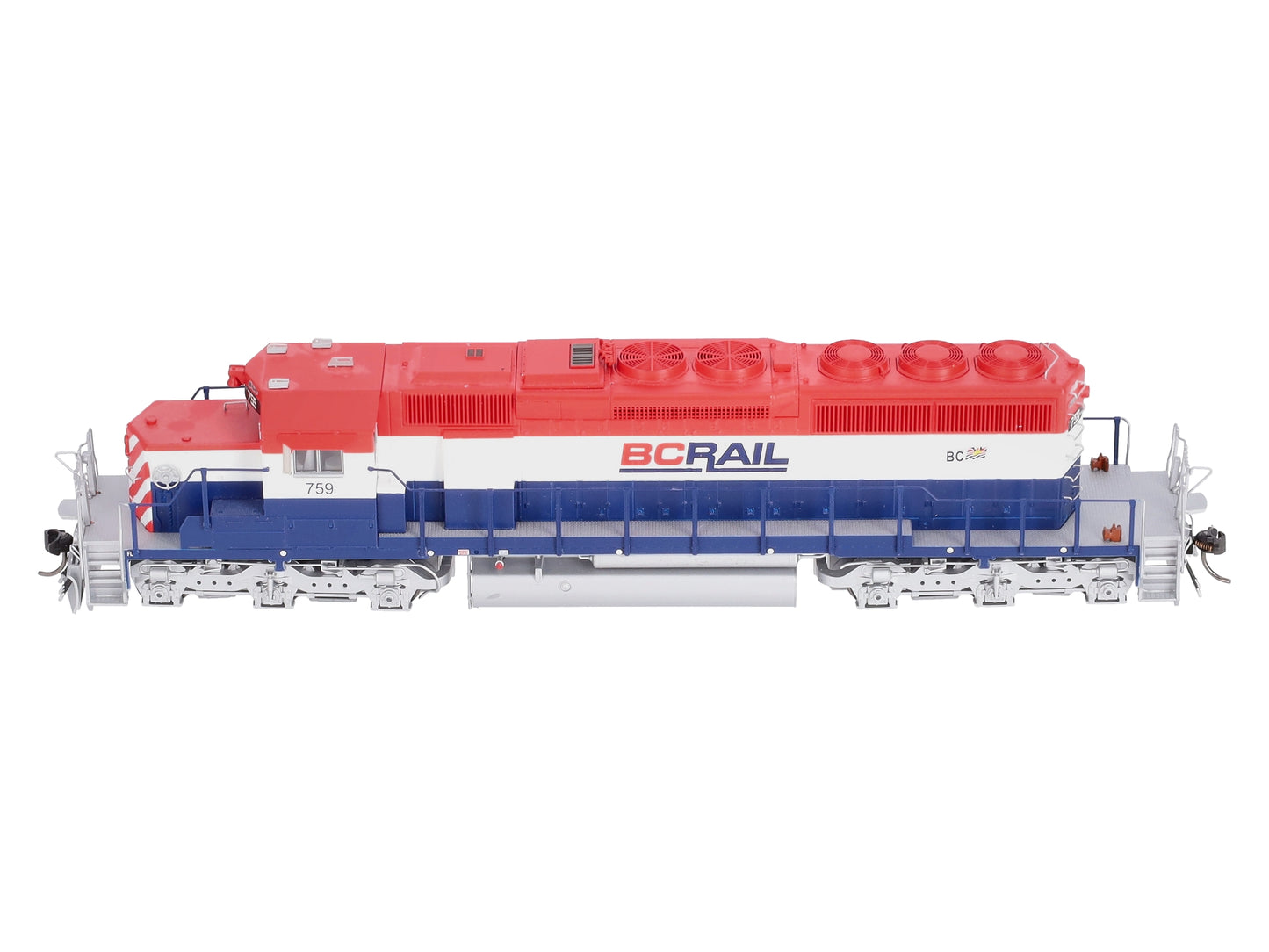 Bowser 24448 HO BC Rail GMD SD40-2 Diesel Locomotive w/DCC & Sound #759