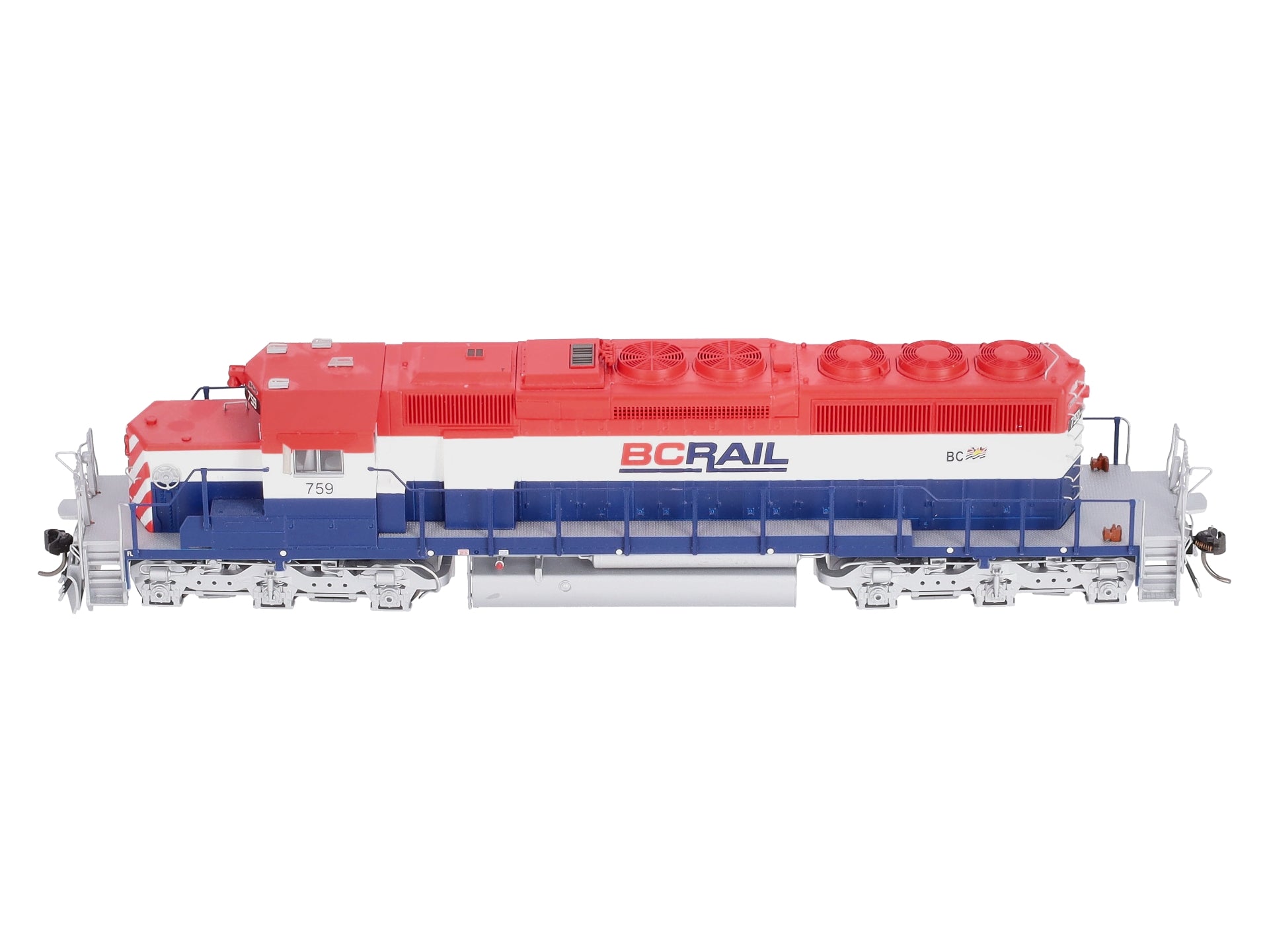 Bowser 24448 HO BC Rail GMD SD40-2 Diesel Locomotive w/DCC & Sound #759