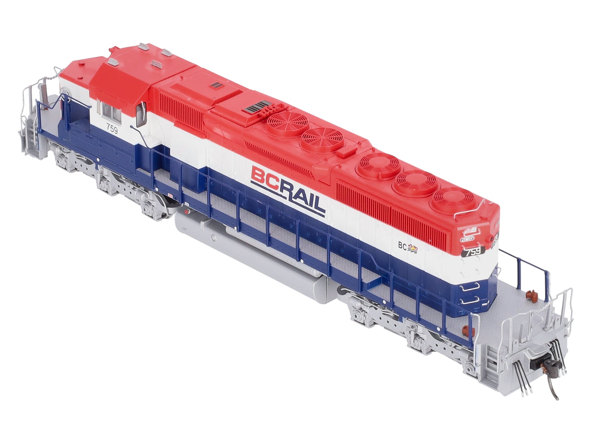 Bowser 24448 HO BC Rail GMD SD40-2 Diesel Locomotive w/DCC & Sound #759