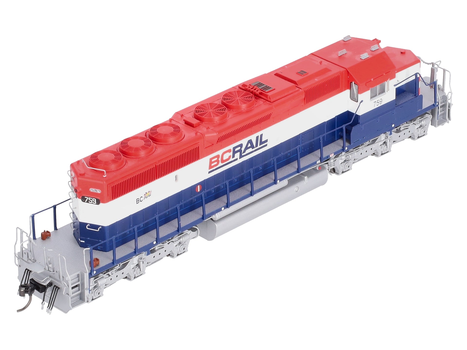 Bowser 24448 HO BC Rail GMD SD40-2 Diesel Locomotive w/DCC & Sound #759