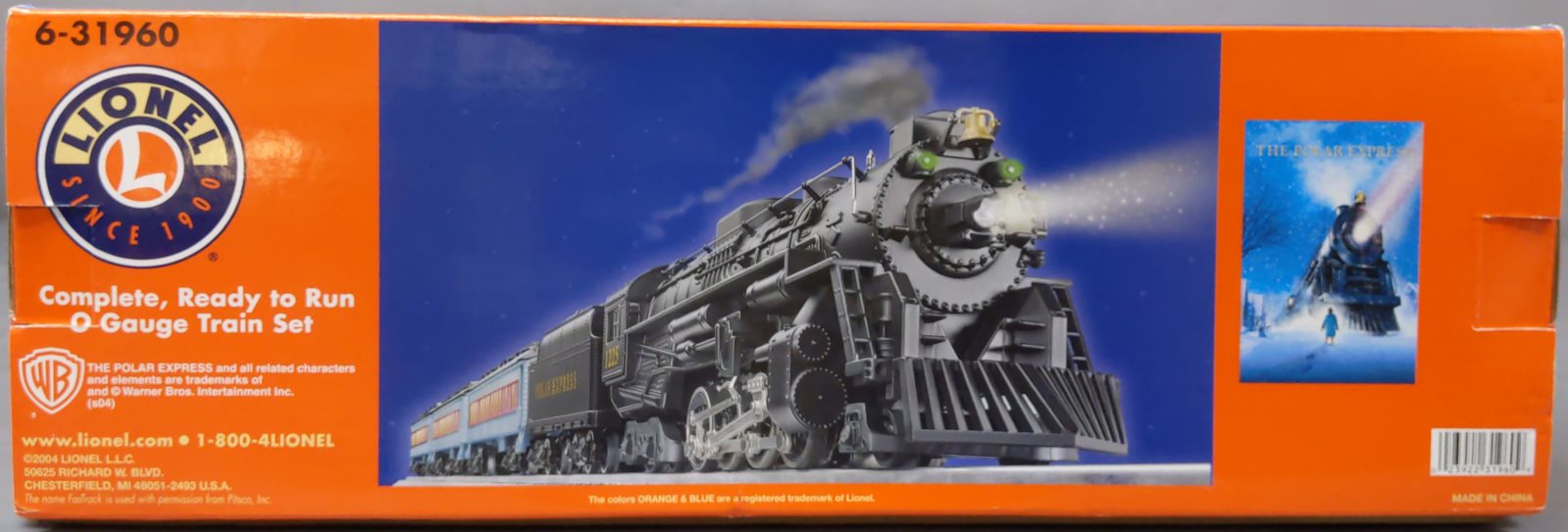 Lionel 6-31960 O Gauge The Polar Express Steam Locomotive Set NIB