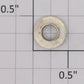 Acme 200 Nickel Boiler Front Headlight Bezel Trim Ring
