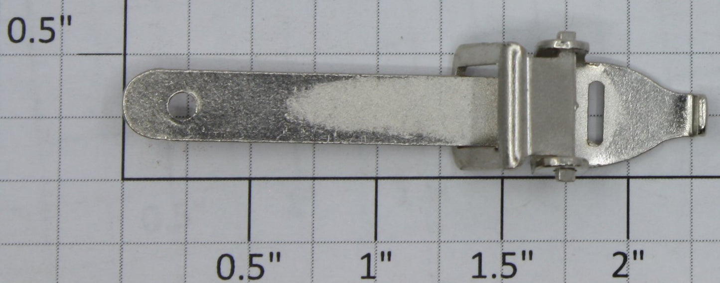 Ives 141-2 O Gauge Prewar Hook Type Coupler with Rivet End, No Spring