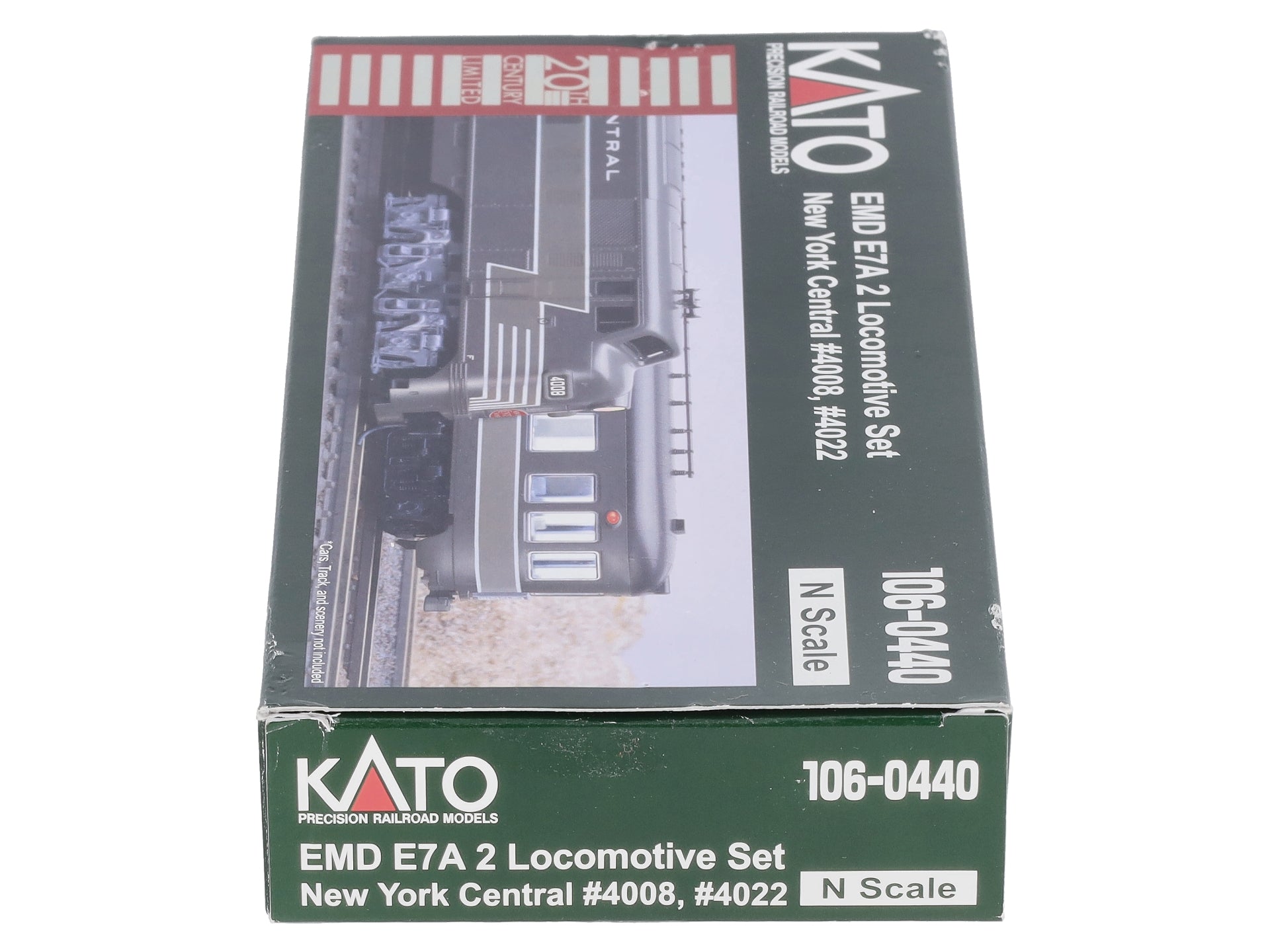 Kato 106-0440 N NYC EMD E7A Diesel Locomotive #4008, #4022 (Set of 2)