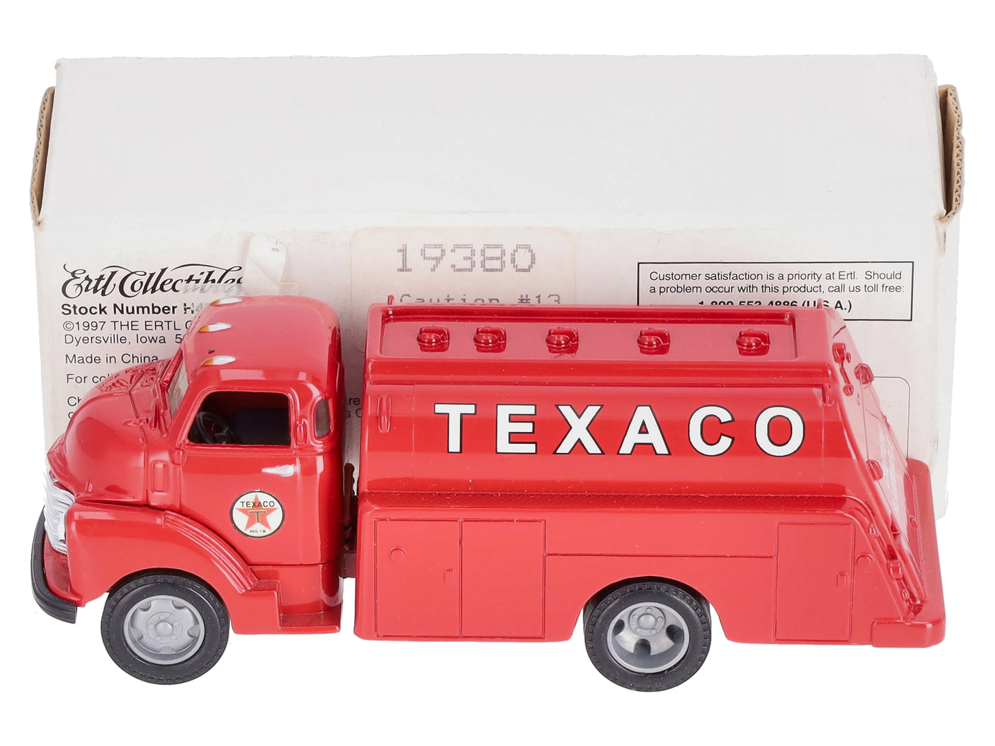 Ertl H473 1:43 Scale Red Rare Diecast Texaco Cab Tanker