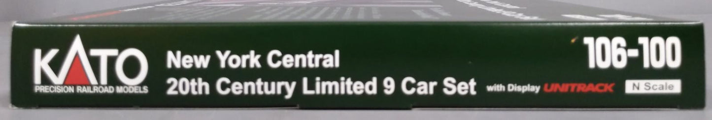 Kato 106-100 N New York Central 20th Century Limited Passenger Car (Set of 9)