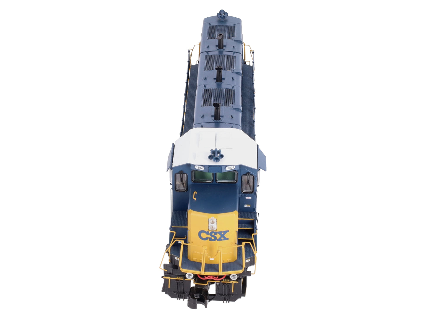 MTH 20-20002-1 O CSX 3GS21B Diesel Engine w/PS2 (Hi-Rail Wheels) #1304