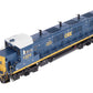 MTH 20-20002-1 O CSX 3GS21B Diesel Engine w/PS2 (Hi-Rail Wheels) #1304