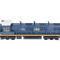 MTH 20-20002-1 O CSX 3GS21B Diesel Engine w/PS2 (Hi-Rail Wheels) #1304