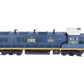 MTH 20-20002-1 O CSX 3GS21B Diesel Engine w/PS2 (Hi-Rail Wheels) #1304