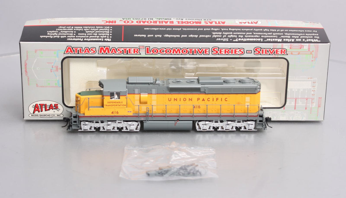 Atlas 7514 HO Scale Union Pacific EMD SD24 Powered Diesel Locomotive #416 EX/Box