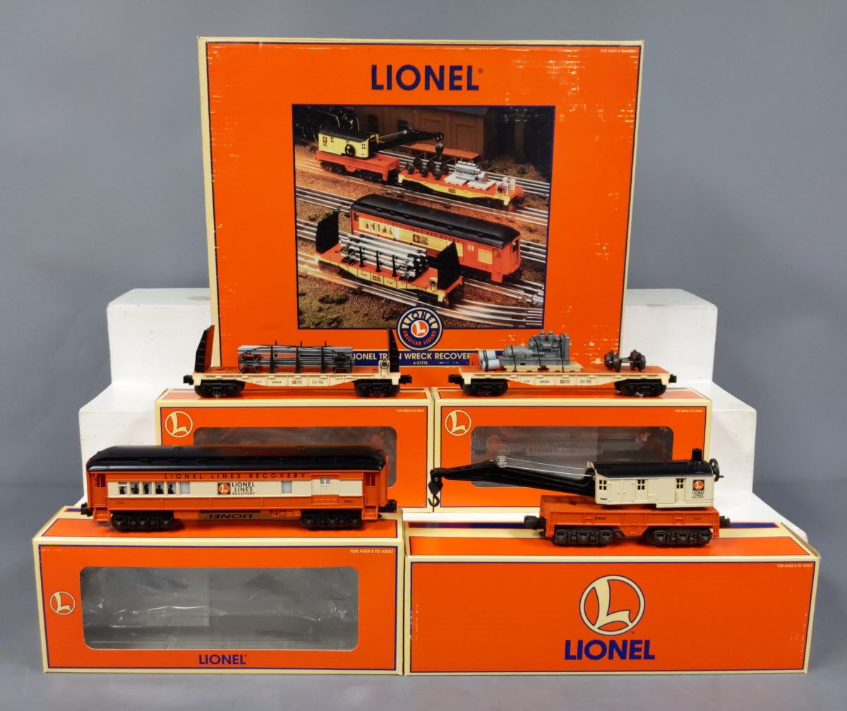 Lionel 6-21775 O Gauge Train Wreck Recovery Set