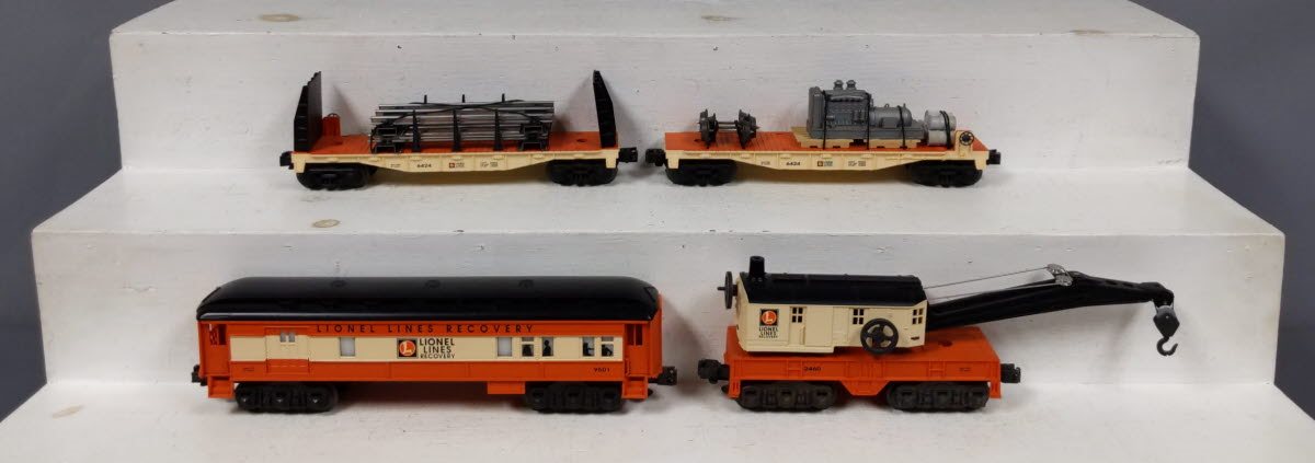 Lionel 6-21775 O Gauge Train Wreck Recovery Set