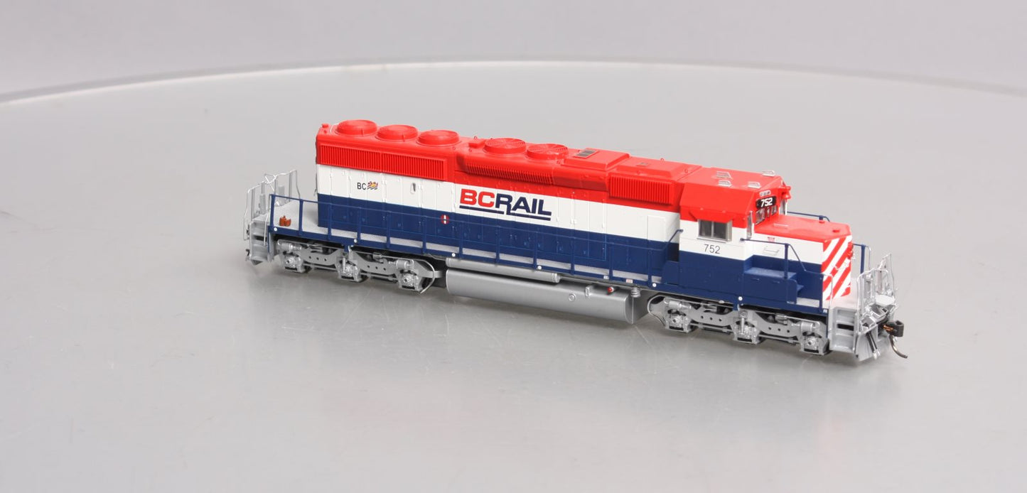 Bowser 24447 HO BC Rail GMD SD40-2 Diesel Locomotive with Sound #752