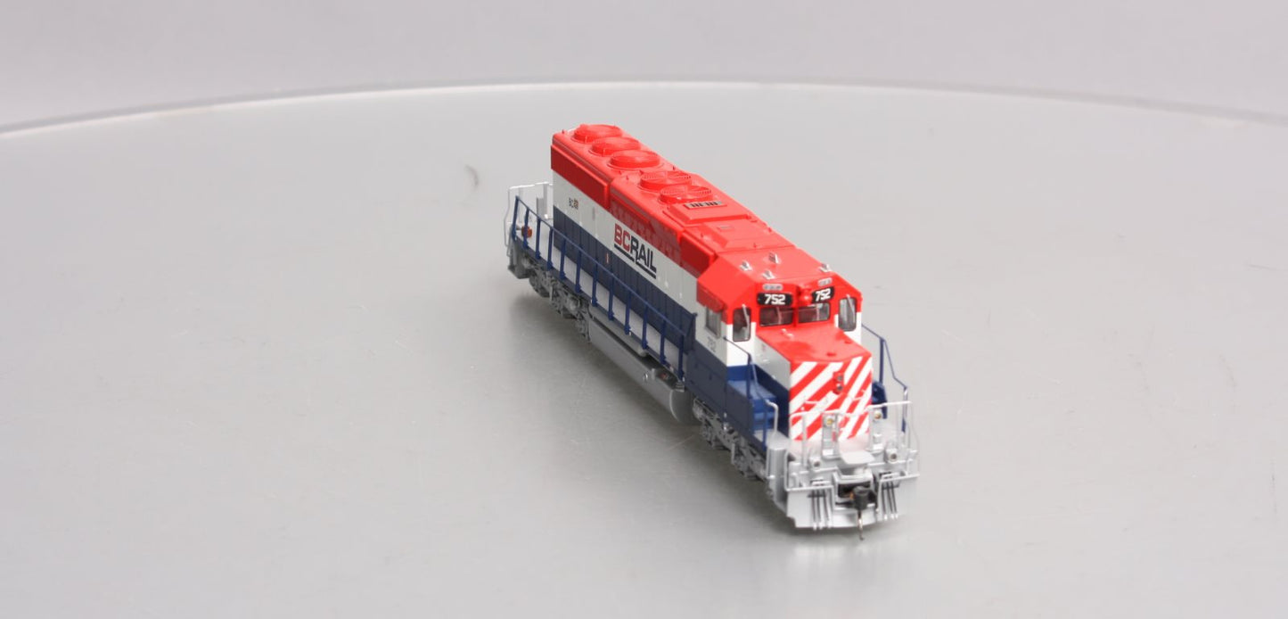 Bowser 24447 HO BC Rail GMD SD40-2 Diesel Locomotive with Sound #752