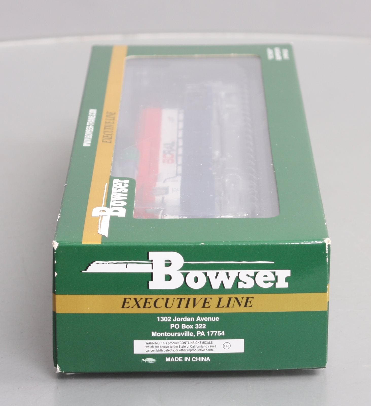 Bowser 24447 HO BC Rail GMD SD40-2 Diesel Locomotive with Sound #752